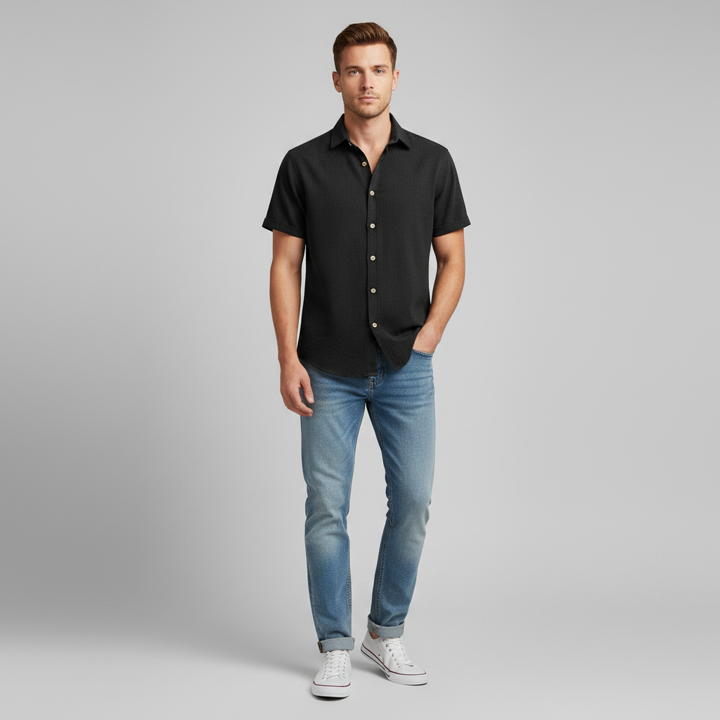 Men's Casual Summer Shirt | Lightweight Leisurewear Essential