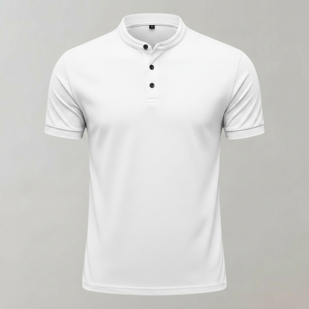 Men's Elegant Long Sleeve Polo | Classic Casual Style