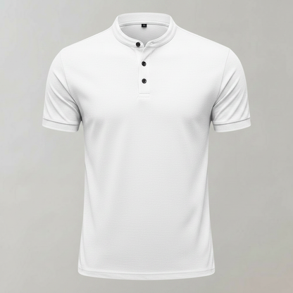 Men's Elegant Long Sleeve Polo | Classic Casual Style