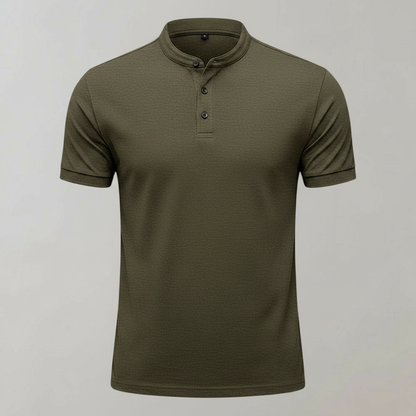 Men's Elegant Long Sleeve Polo | Classic Casual Style