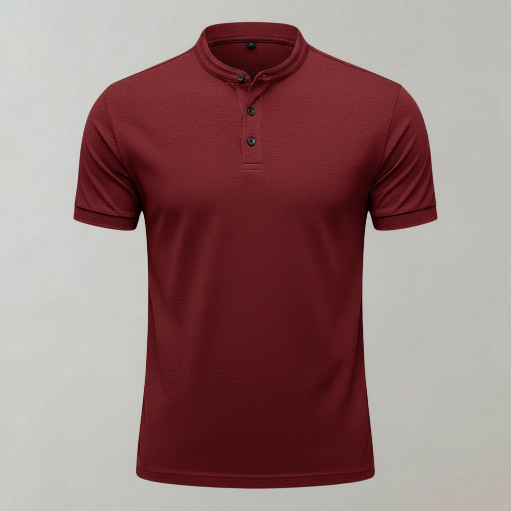 Men's Elegant Long Sleeve Polo | Classic Casual Style