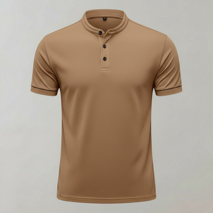 Men's Elegant Long Sleeve Polo | Classic Casual Style