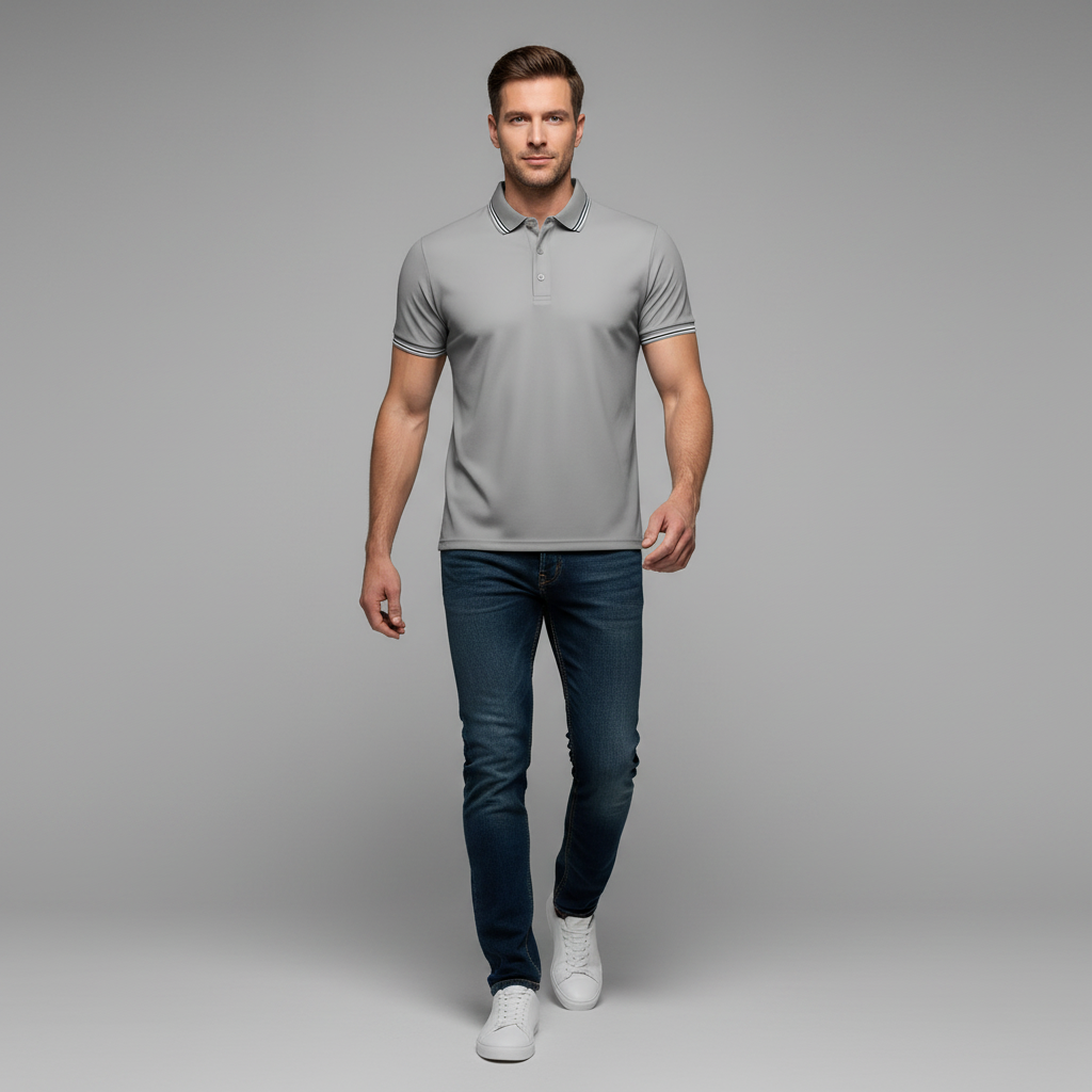 Men's Elegant Polo Shirt | Classic Fit Casual Wear