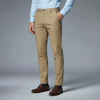 Saul | Men's Slim Fit Stretch Trousers
