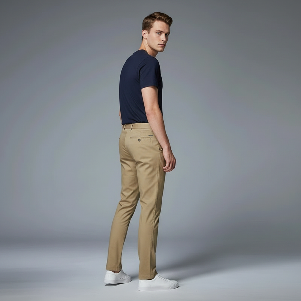 Saul | Men's Slim Fit Stretch Trousers