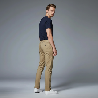 Saul | Men's Slim Fit Stretch Trousers